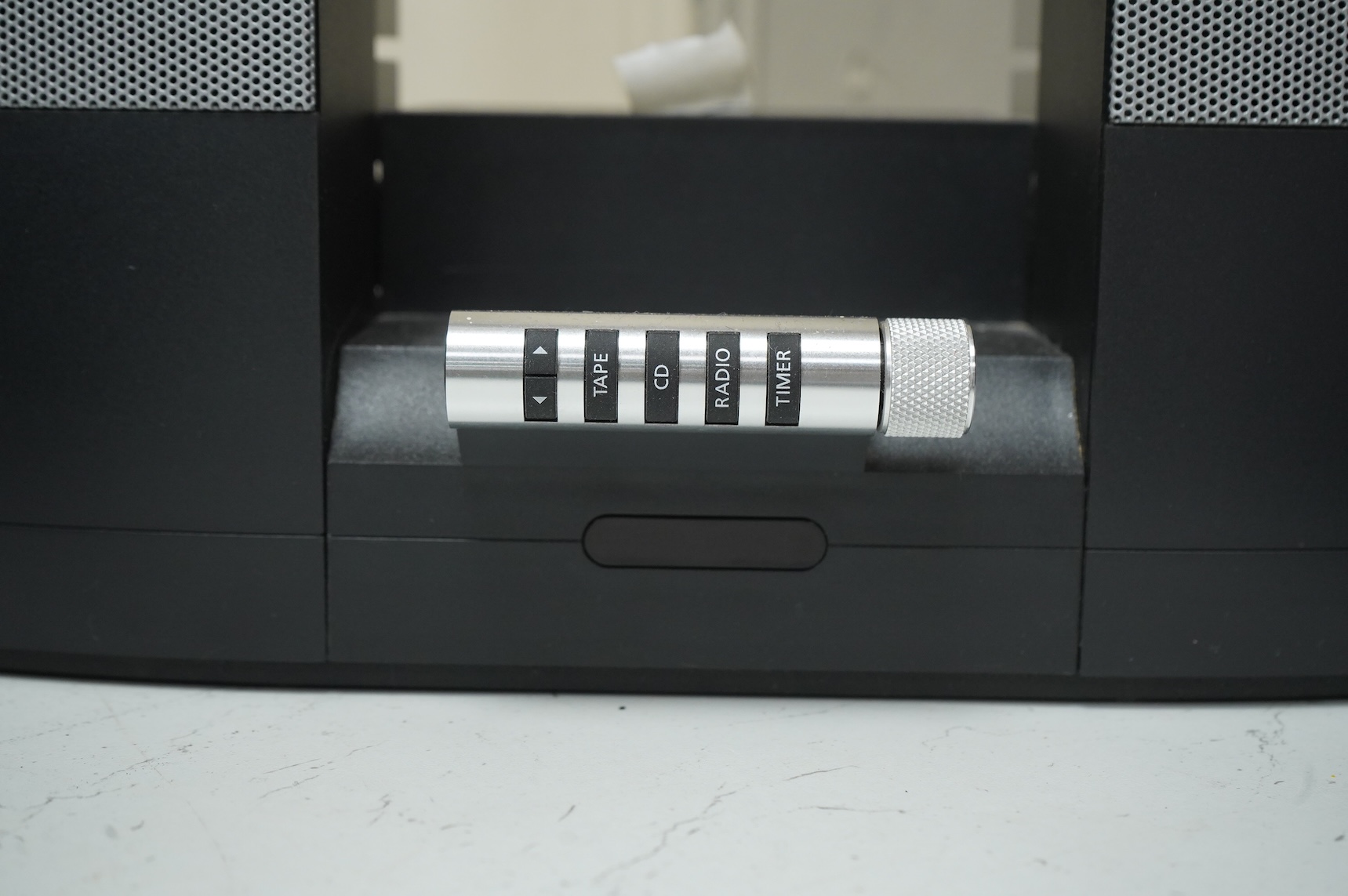 Six Bang & Olufsen items; a 1960s Beolit 600 radio, a pair of Beovox CX50s white cased shelf speakers, a pair of Beovox 1000 speakers, a Beolab 2000 speaker unit, together with two testing units (adjustable power supplie